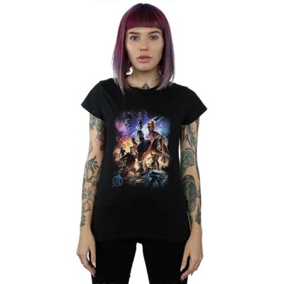 Absolute Cult Marvel Damen Avengers Endgame Charakter Montage T-Shirt - Schwarz XX-Large Absolute Cult Marvel Damen Avengers Endgame Charakter Montage T-Shirt - Schwarz XX-Large