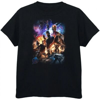 Absolute Cult Marvel Maglietta Bambini Avengers Endgame Montaggio Personaggi - Nero Absolute Cult Marvel Maglietta Bambini Avengers Endgame Montaggio Personaggi - Nero