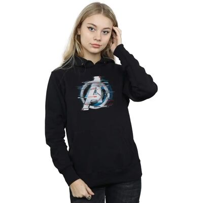 Felpa con cappuccio Marvel Donne Avengers Endgame Team Tech Logo Felpa con cappuccio Marvel Donne Avengers Endgame Team Tech Logo
