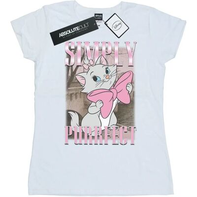 Biała koszulka Disney Marie Slim Fit Biała koszulka Disney Marie Slim Fit