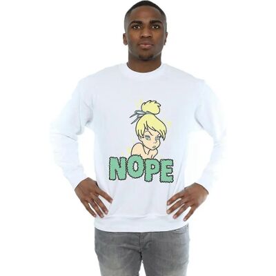 Disney Tinker Bell Nope Sweatshirt - Wit - Sweatshirt Disney Tinker Bell Nope Sweatshirt - Wit - Sweatshirt