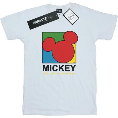 Maglietta Mickey Mouse Uomo - Fit Slim - Bianco Maglietta Mickey Mouse Uomo - Fit Slim - Bianco