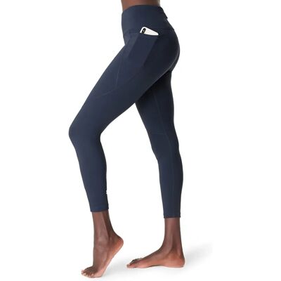 Sweaty Betty Power 7/8 Navy Blau Leggings - Damen - Groß - Training Sweaty Betty Power 7/8 Navy Blau Leggings - Damen - Groß - Training