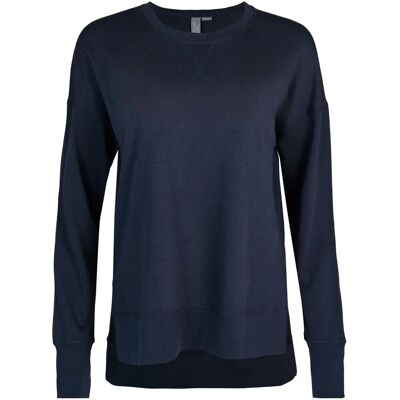Sweaty Betty Marineblauzes Langarm Sweatshirt - Damen - Blau - Groß Sweaty Betty Marineblauzes Langarm Sweatshirt - Damen - Blau - Groß