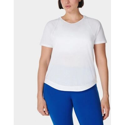Sweaty Betty Breathe Easy Hardloopt-shirt - Wit - XS Sweaty Betty Breathe Easy Hardloopt-shirt - Wit - XS