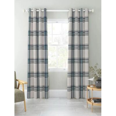 John Lewis Afton Check Check Weave Pair Thermal Lined Eyelet Curtains - Curtains John Lewis Afton Check Check Weave Pair Thermal Lined Eyelet Curtains - Curtains