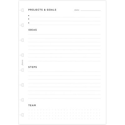 Filofax A5 Projektmanagement Notizbuch Nachfüllung - Notizbuch Nachfüllung Filofax A5 Projektmanagement Notizbuch Nachfüllung - Notizbuch Nachfüllung