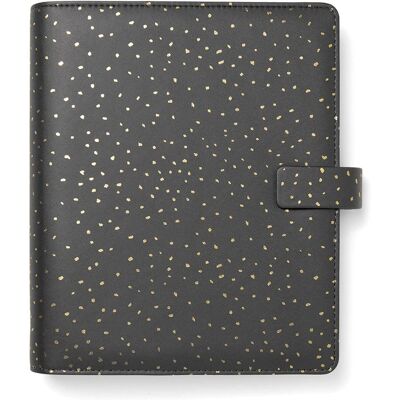Organisateur Charcoal Confetti A5 de Filofax - Planification élégante - Publicité Organisateur Charcoal Confetti A5 de Filofax - Planification élégante - Publicité