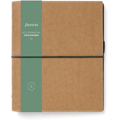 Filofax Eco Essential A5 Organiseur - Chêne Doré - 2025 Agenda Hebdomadaire - Type de Produit - Publicité Filofax Eco Essential A5 Organiseur - Chêne Doré - 2025 Agenda Hebdomadaire - Type de Produit - Publicité