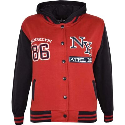 A2Z 4 Kids Garçons Filles Sweat à Capuche de Baseball - Veste - Publicité A2Z 4 Kids Garçons Filles Sweat à Capuche de Baseball - Veste - Publicité