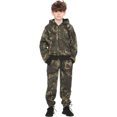A2Z 4 Kids Camo Green Tracksuit - Vêtements de sport décontractés unisexes - Publicité A2Z 4 Kids Camo Green Tracksuit - Vêtements de sport décontractés unisexes - Publicité