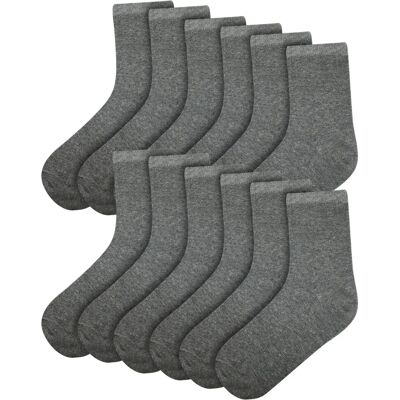 A2Z 4 Kids Chaussettes scolaires grises en coton - Garçons & Filles - Pack 6/12 - Publicité A2Z 4 Kids Chaussettes scolaires grises en coton - Garçons & Filles - Pack 6/12 - Publicité
