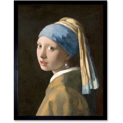 Artery8 - Girl With a Pearl Earring - 12x16 inch - Art Print Artery8 - Girl With a Pearl Earring - 12x16 inch - Art Print