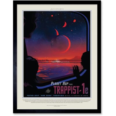 Artery8 - Trappist 1E Landscape - 12x16 inch - Poster Artery8 - Trappist 1E Landscape - 12x16 inch - Poster