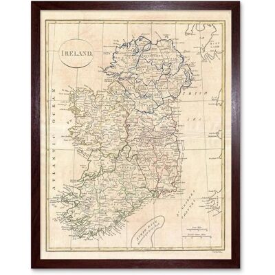 Artery8 - Vintage 1799 Clement Cruttwell Ireland Map Artery8 - Vintage 1799 Clement Cruttwell Ireland Map