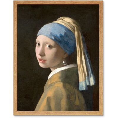 Artery8 - Girl With a Pearl Earring - 12x16 inch - Art Print Artery8 - Girl With a Pearl Earring - 12x16 inch - Art Print