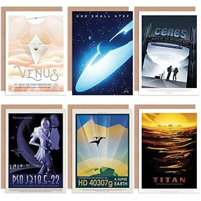 Artery8 - NASA Space Tour - Blank - Greeting Cards Artery8 - NASA Space Tour - Blank - Greeting Cards