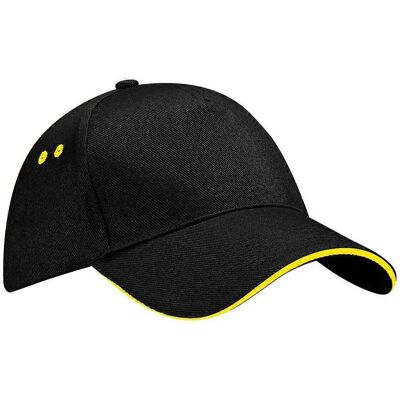 Casquette de baseball unisexe Beechfield Ultimate à 5 panneaux contrastés - Headwear Casquette de baseball unisexe Beechfield Ultimate à 5 panneaux contrastés - Headwear