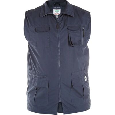 Duke Enzo Kingsize Multi Pocket Hunting Waistcoat - Navy - 5XL Duke Enzo Kingsize Multi Pocket Hunting Waistcoat - Navy - 5XL