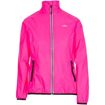 Jaqueta Rosa Hi-Vis Packaway da Trespass - Mulher - XS Jaqueta Rosa Hi-Vis Packaway da Trespass - Mulher - XS