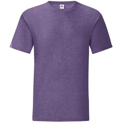 Fruit Of The Loom Heather Purple XL Men's Iconic T-Shirt - T-Shirt Fruit Of The Loom Heather Purple XL Men's Iconic T-Shirt - T-Shirt
