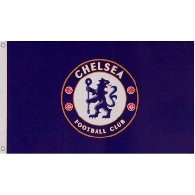 Chelsea FC Core Crest Flag - Blue - 150x90cm Chelsea FC Core Crest Flag - Blue - 150x90cm