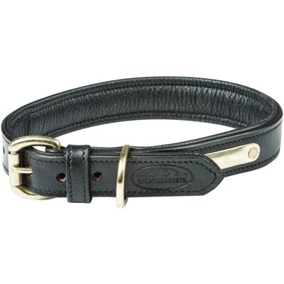 Weatherbeeta Padded Leather Dog Collar - Black S Weatherbeeta Padded Leather Dog Collar - Black S