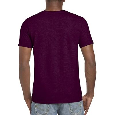 Gildan Maroon Soft-Style Short Sleeve T-Shirt - T-Shirt Gildan Maroon Soft-Style Short Sleeve T-Shirt - T-Shirt