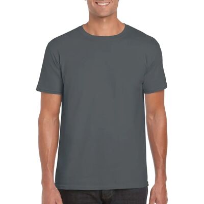 Gildan Charcoal 4XL Soft-Style T-Shirt - T-Shirt Gildan Charcoal 4XL Soft-Style T-Shirt - T-Shirt