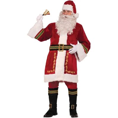 Bristol Novelty Santa Costume - Unisex Adults Classic Red/White - 44in Chest Bristol Novelty Santa Costume - Unisex Adults Classic Red/White - 44in Chest