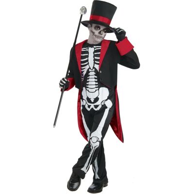 Costume Bristol Novelty Mr Bone Jangles - Squelette, Chapeau Haute, Enfants - Publicité Costume Bristol Novelty Mr Bone Jangles - Squelette, Chapeau Haute, Enfants - Publicité