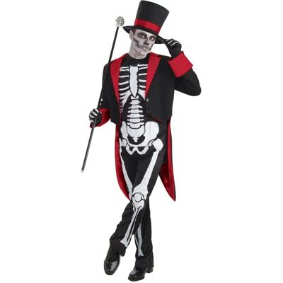 Bristol Novelty Costume Halloween Mr Bone Jangles Squelette - Costume d'Halloween - Publicité Bristol Novelty Costume Halloween Mr Bone Jangles Squelette - Costume d'Halloween - Publicité