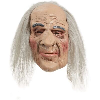 Masque de Vieux Homme Effrayant Bristol Novelty Rose/Gris - Masque - Publicité Masque de Vieux Homme Effrayant Bristol Novelty Rose/Gris - Masque - Publicité