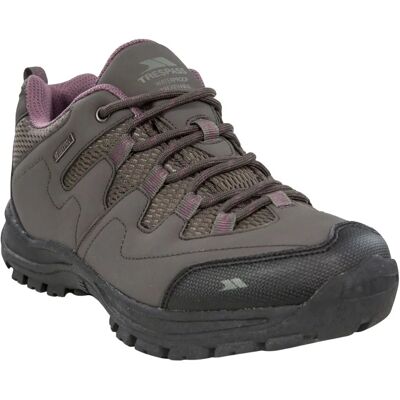 Trespass Mitzi Low Cut Hiking Shoes - Brown - Lightweight Waterproof Trespass Mitzi Low Cut Hiking Shoes - Brown - Lightweight Waterproof
