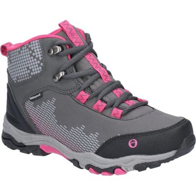 Unisex kinderwandelschoenen Cotswold Ducklington - Grijs/Roze - Maat UK 10 Unisex kinderwandelschoenen Cotswold Ducklington - Grijs/Roze - Maat UK 10