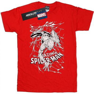 Absolute Cult Marvel Spider-Man Web Crawler T-Shirt Rot Absolute Cult Marvel Spider-Man Web Crawler T-Shirt Rot