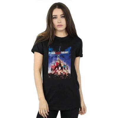 Absolute Cult The Big Bang Theory Damen Charakter Poster Boyfriend Fit T-Shirt - Produktart Absolute Cult The Big Bang Theory Damen Charakter Poster Boyfriend Fit T-Shirt - Produktart