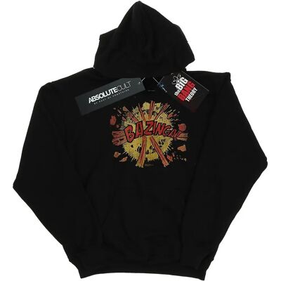 Absolute Cult The Big Bang Theory Uomo Bazinga Esplosione Felpa con Cappuccio - Felpa Absolute Cult The Big Bang Theory Uomo Bazinga Esplosione Felpa con Cappuccio - Felpa