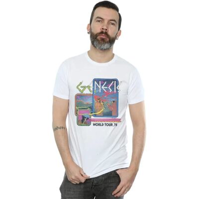 Absolute Cult Genesi T-Shirt Uomo Tour Mondiale 78 - T-Shirt Absolute Cult Genesi T-Shirt Uomo Tour Mondiale 78 - T-Shirt