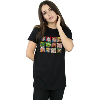 Koszulka damska Disney Toy Story Kwadraty Bawełna Fit Boyfriend Koszulka damska Disney Toy Story Kwadraty Bawełna Fit Boyfriend