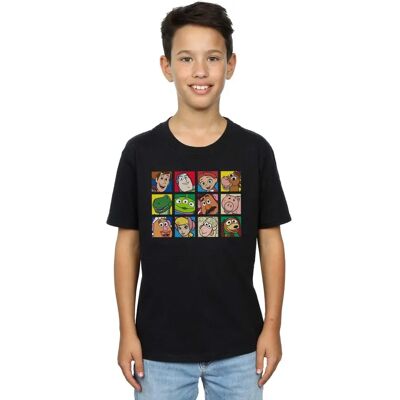 Disney Jongens Toy Story Vierkante T-Shirt - Zwart Disney Jongens Toy Story Vierkante T-Shirt - Zwart