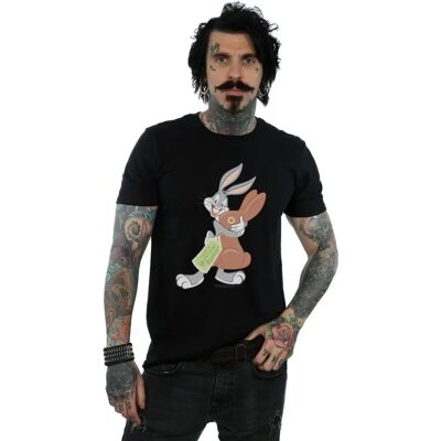 T-Shirt di Pasqua Yummy Bugs Bunny - Uomo, Nero, XX-Large T-Shirt di Pasqua Yummy Bugs Bunny - Uomo, Nero, XX-Large