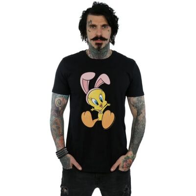 T-Shirt Tweety Pie Coniglio Orecchie - Uomo Nero XX-Large T-Shirt Tweety Pie Coniglio Orecchie - Uomo Nero XX-Large