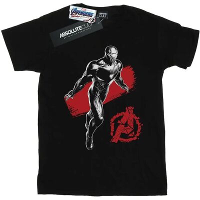 Marvel Iron Man Mono T-Shirt - Herren Avengers Endgame - Schwarz - Slim Fit Marvel Iron Man Mono T-Shirt - Herren Avengers Endgame - Schwarz - Slim Fit