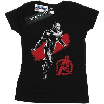 Absolute Cult Marvel Damen Avengers Endgame Mono Iron Man T-Shirt - T-Shirt Absolute Cult Marvel Damen Avengers Endgame Mono Iron Man T-Shirt - T-Shirt