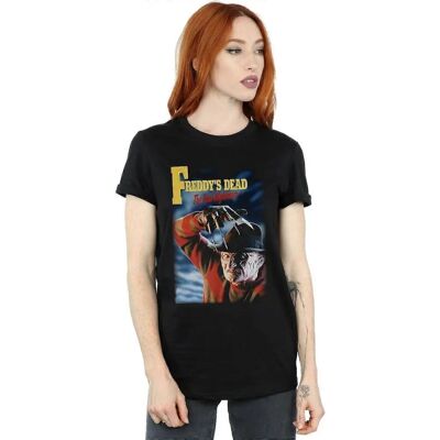 Absolute Cult Freddy Krueger Boyfriend T-Shirt Schwarz Absolute Cult Freddy Krueger Boyfriend T-Shirt Schwarz