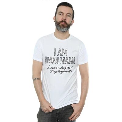 Absolute Cult Marvel Herren Ich Bin Iron Man Weiß XXXXX-Large - T-Shirt Absolute Cult Marvel Herren Ich Bin Iron Man Weiß XXXXX-Large - T-Shirt