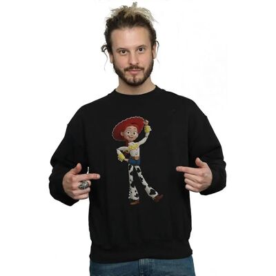 Disney Jessie Sweatshirt - Schwere Baumwolle - Langarm - Schwarz Disney Jessie Sweatshirt - Schwere Baumwolle - Langarm - Schwarz