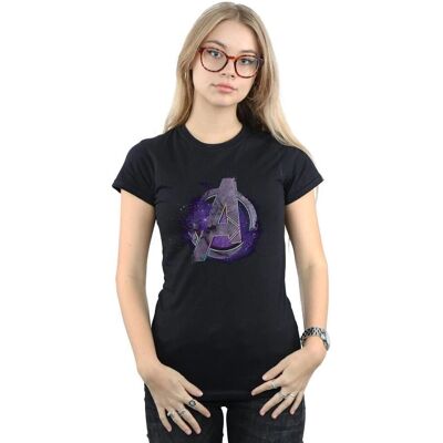 Marvel Schwarzes Raumlogo T-Shirt - T-Shirt Marvel Schwarzes Raumlogo T-Shirt - T-Shirt