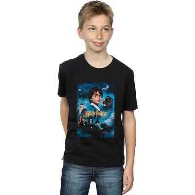 Harry Potter Black Philosopher's Stone Boys T-Shirt Harry Potter Black Philosopher's Stone Boys T-Shirt